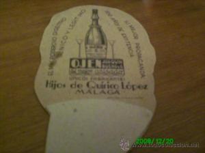 Abanico de propaganda ojen Joaquin Bueno de www.todocolección.net