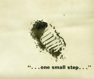 Portada cuadernillo Medalla Apollo 11. 1969